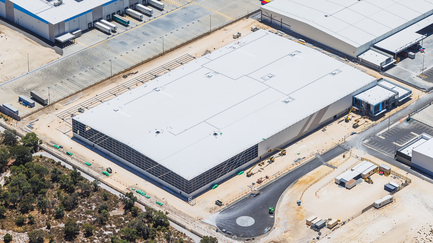 Industrial estate aerial