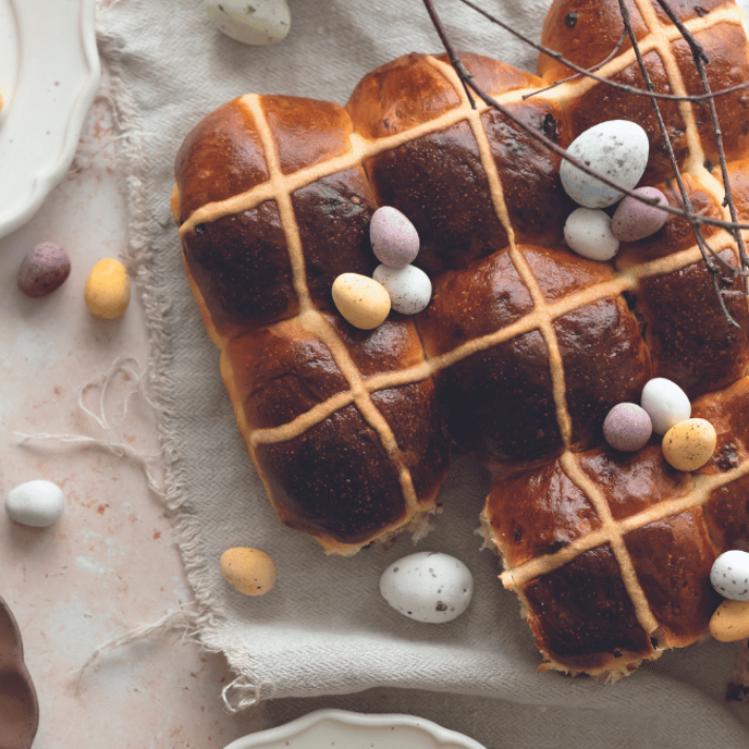 Hot cross buns hero