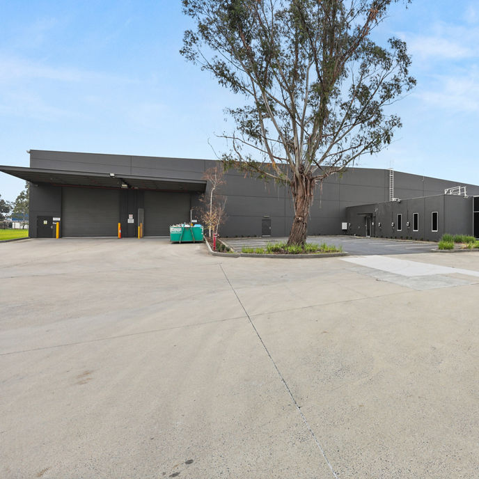 Aerial image of Dandenong Industrial Estate and surroundings