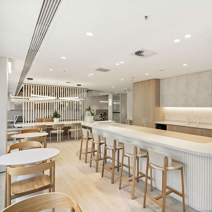 Image of interior office fitout at 175 Pitt Street 