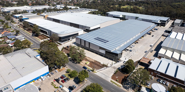 Aerial view of LOOP Business Park