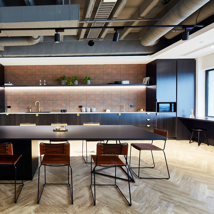 Interior image of 25 Martin Place Sydney office tenancy kitchen facilities