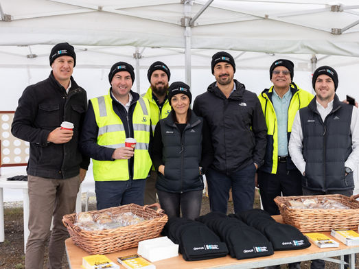 Dexus team with Healthy Heads in Trucks & Sheds 