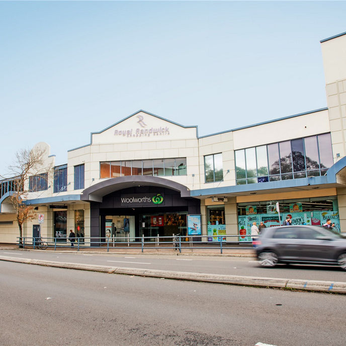 Royal Randwick Shopping Centre angle