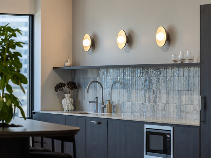 Interior image of Australia Square Sydney kitchen facilities