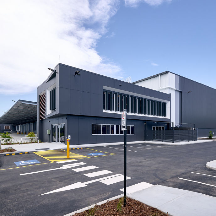 Exterior of Crossbank Industrial Estate