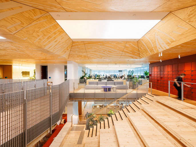 Internal image of 123 Albert Street office tower 