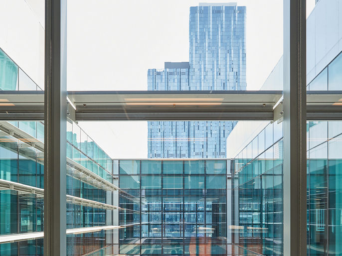 Image of central atrium at 222 Lonsdale Street 