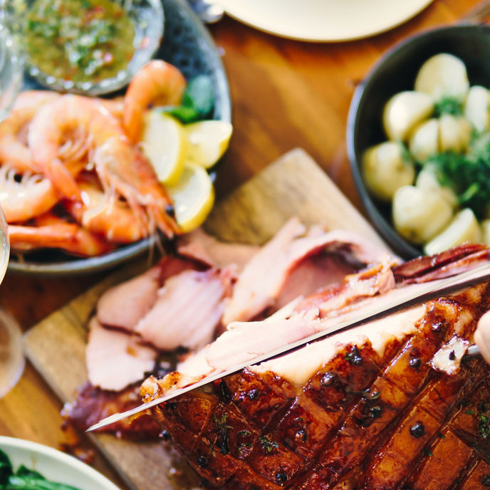 christmas cooking cart demonstration