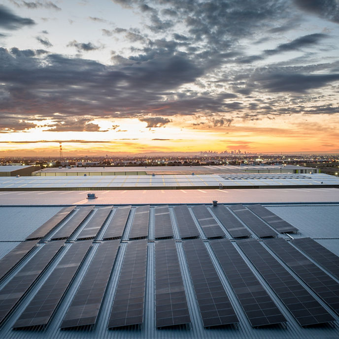 Truganina industrial estate aerial