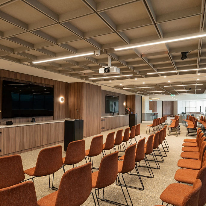 Interior image of Gateway Sydney premium office space with panoramic views of Sydney Harbour 