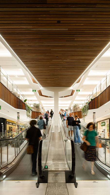 Indooroopilly mall escalators