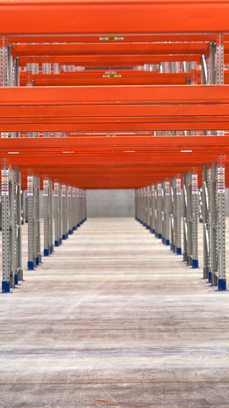 Ravenhall estore internal racking
