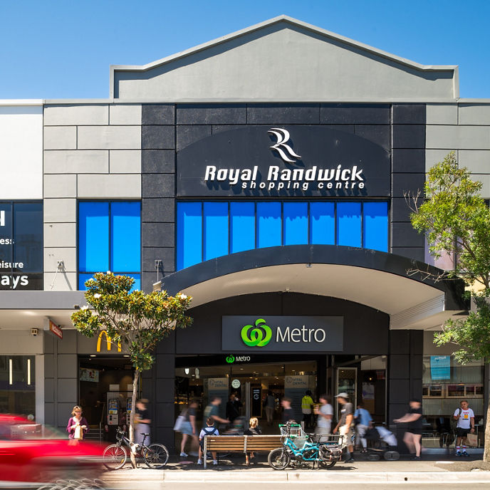 Royal Randwick Shopping Centre Front