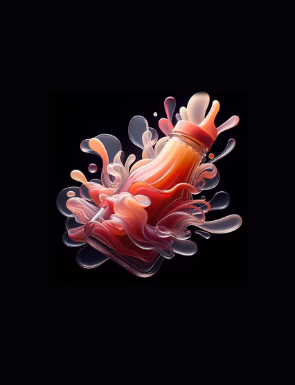 AI inspired ketchup bottle