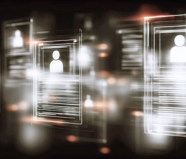 Genpact AI resume screening technology reviewing candidate profiles