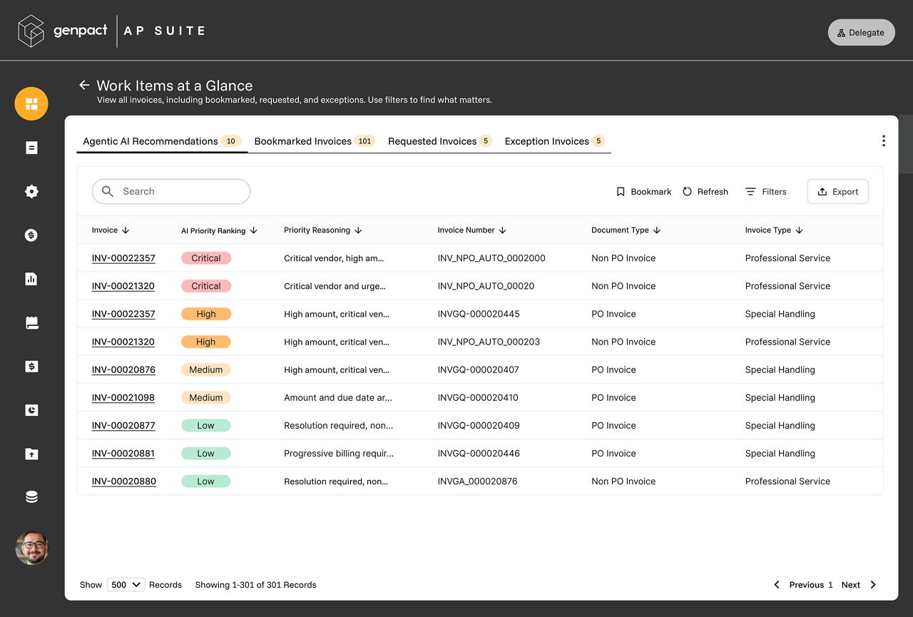  AP Trace dashboard