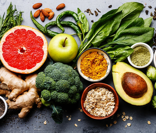 Fruit and vegetable array