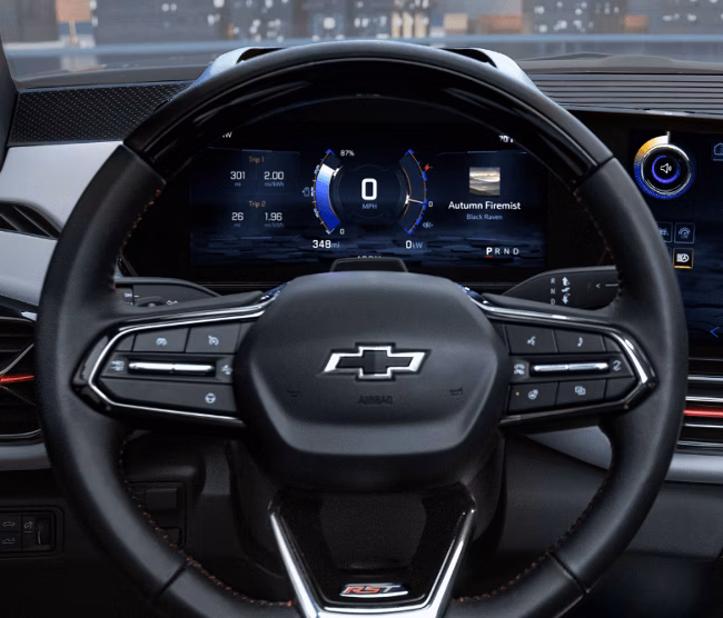 Interior of a Chevrolet Silverado