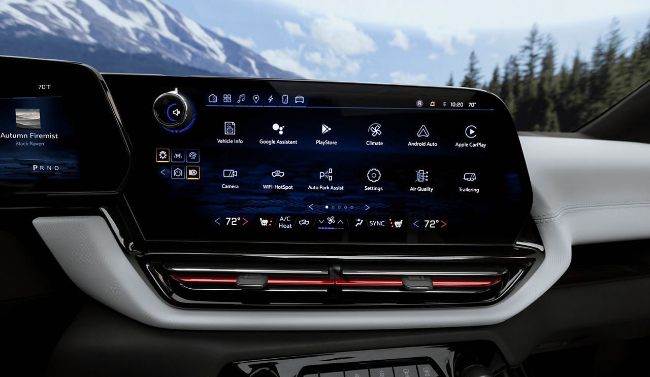 Interior of a Chevrolet Silverado