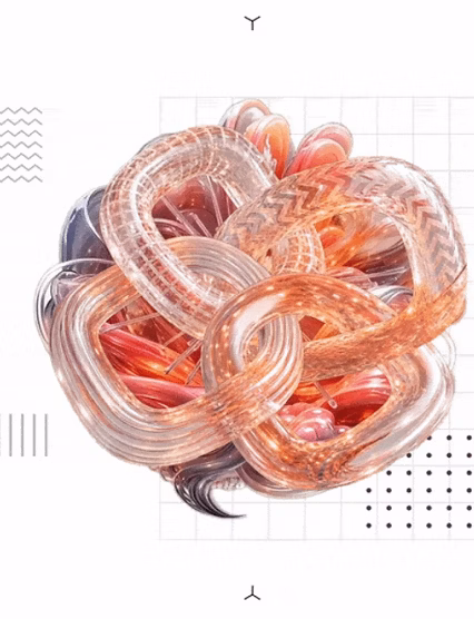 abstract chain links
