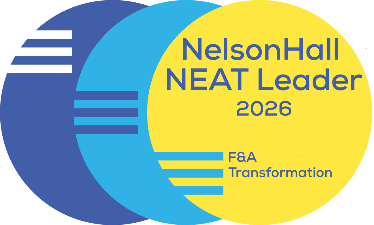 NelsonHall NEAT Leader 2026 award badge