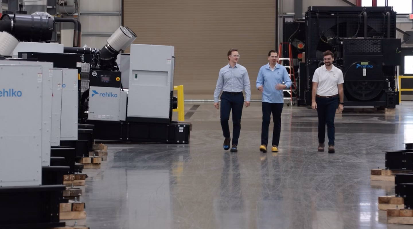 group of people walking and discussing about the report