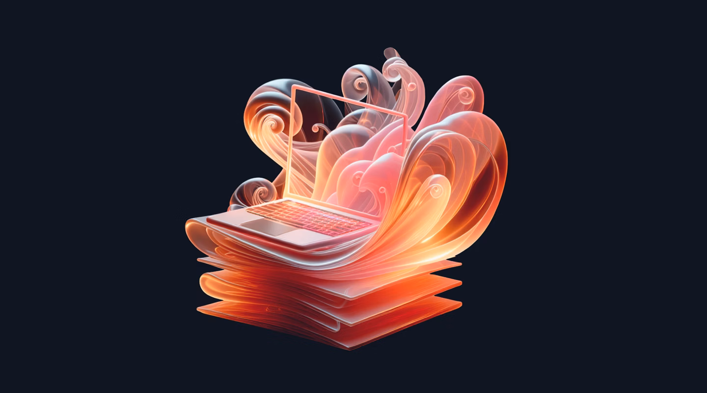 Dynamic with red and orange flame.