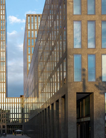 office building with many windows