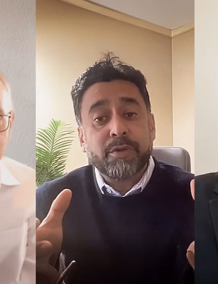 Three authors speech