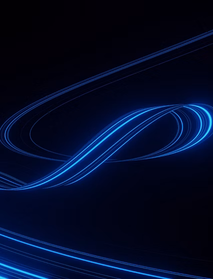 3d render motion line of speed and power or light trails. High-speed light with curve movement beam. 5G Technology fast and futuristic background. Abstract motion blur.