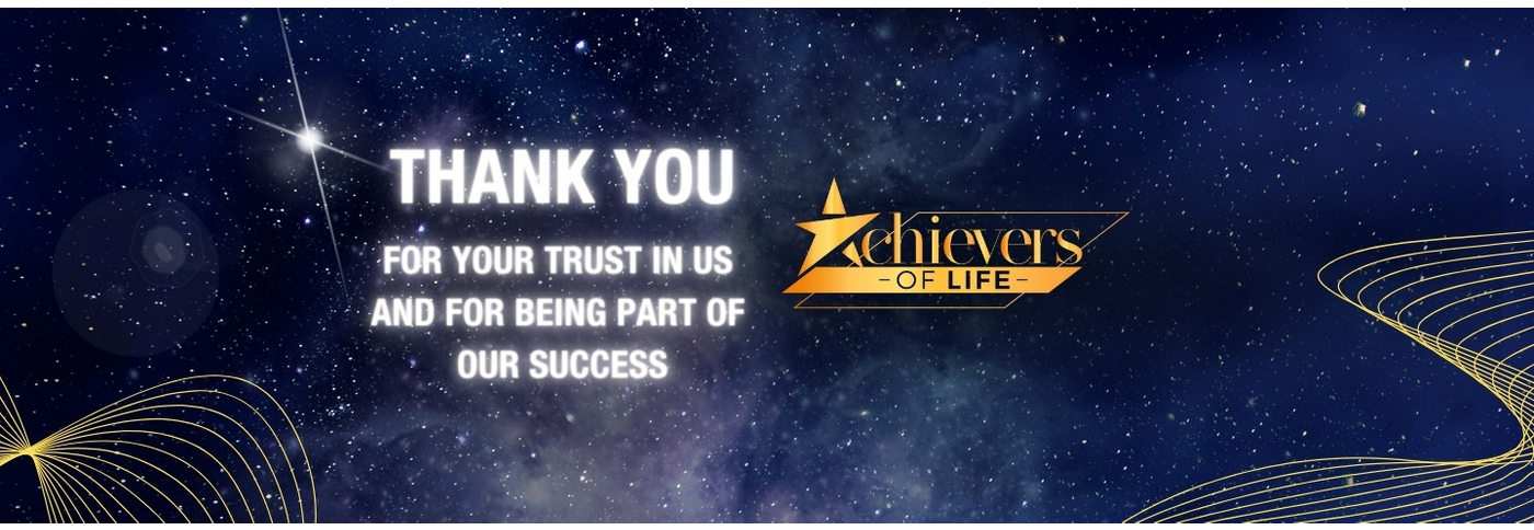 Thank you for your trust in us and being part of our success
