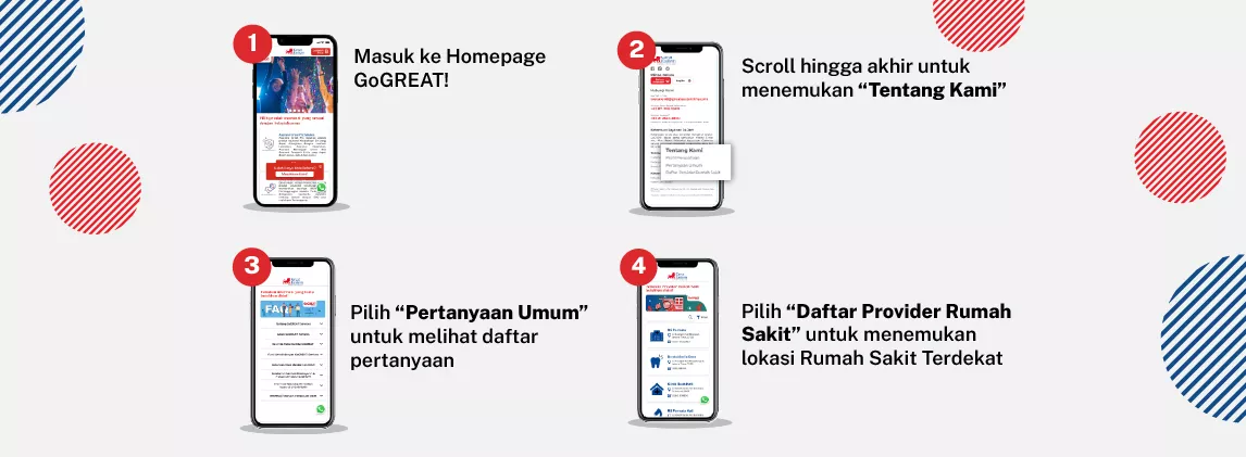 Mengakses FAQ dan Daftar Provider Rumah Sakit