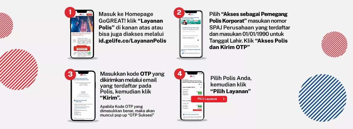 Mengakses layanan GoGREAT! Services untuk nasabah korporat