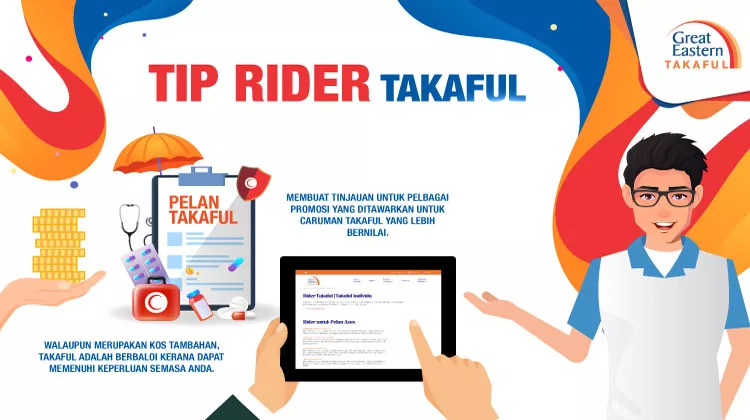 Tips rider Takaful