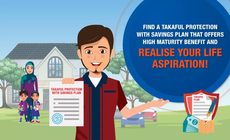 Apply for takaful with savings plan now