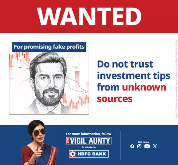 Do not trust investment tips from unknown sources