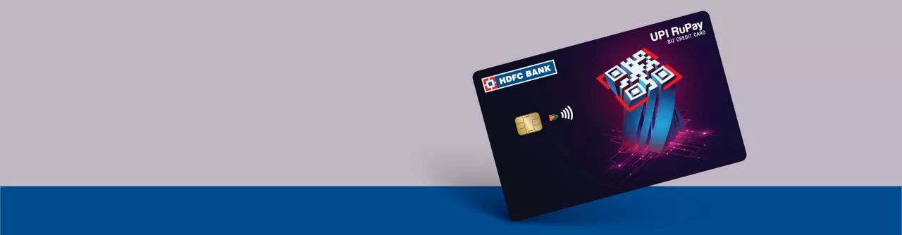 HDFC Bank UPI RuPay Biz Credit Card