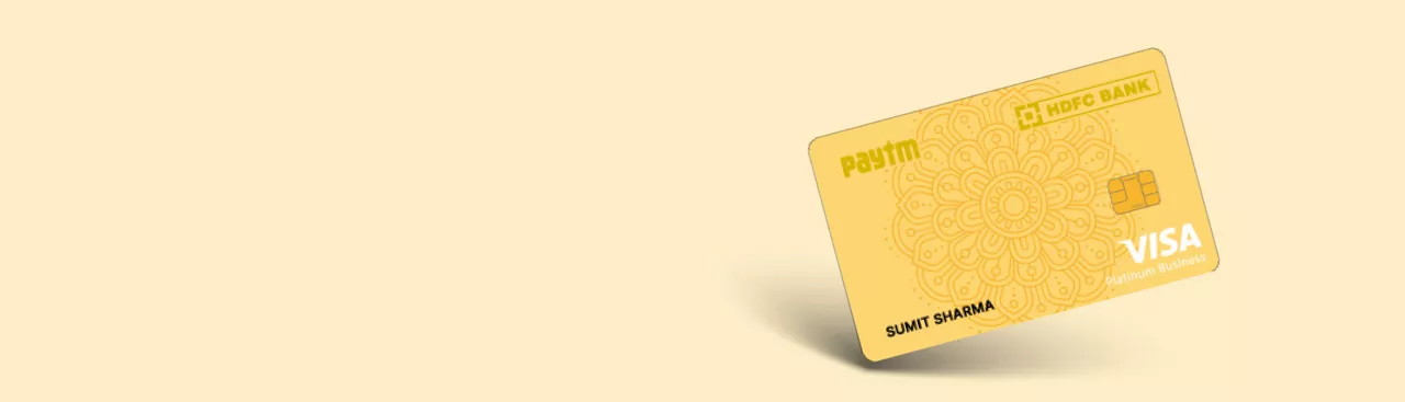 Paytm Business Credit Card