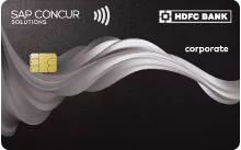 SAP Concur Solutions Black Corporate Credit Card