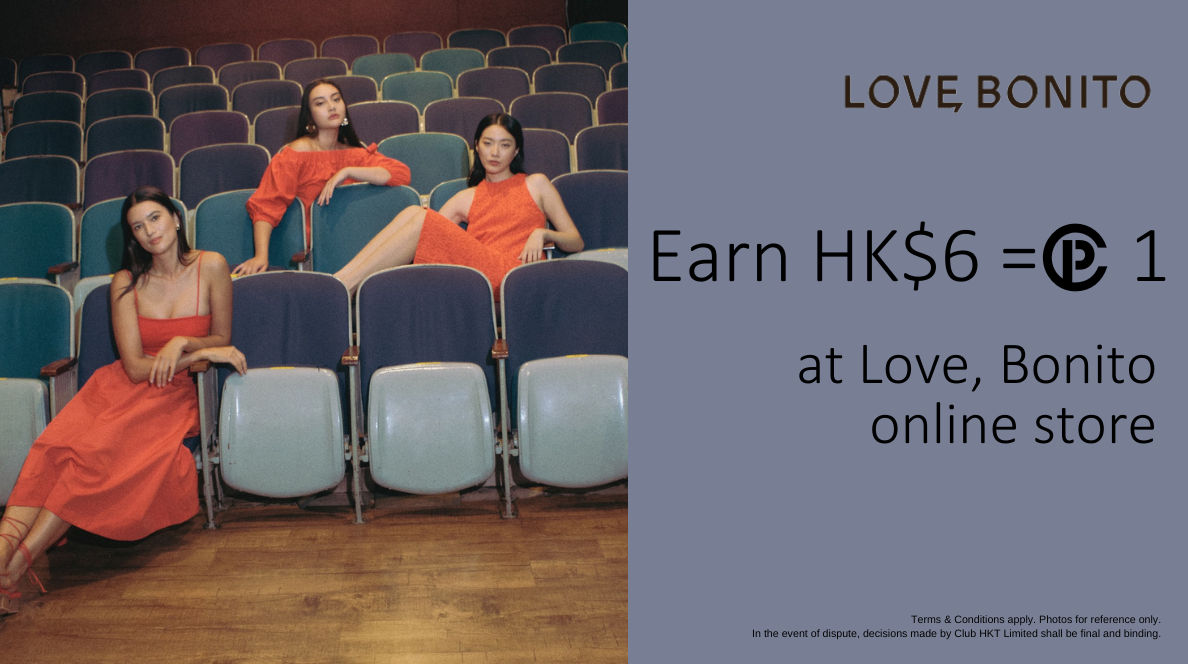 Love, Bonito - Earn Clubpoints | The Club