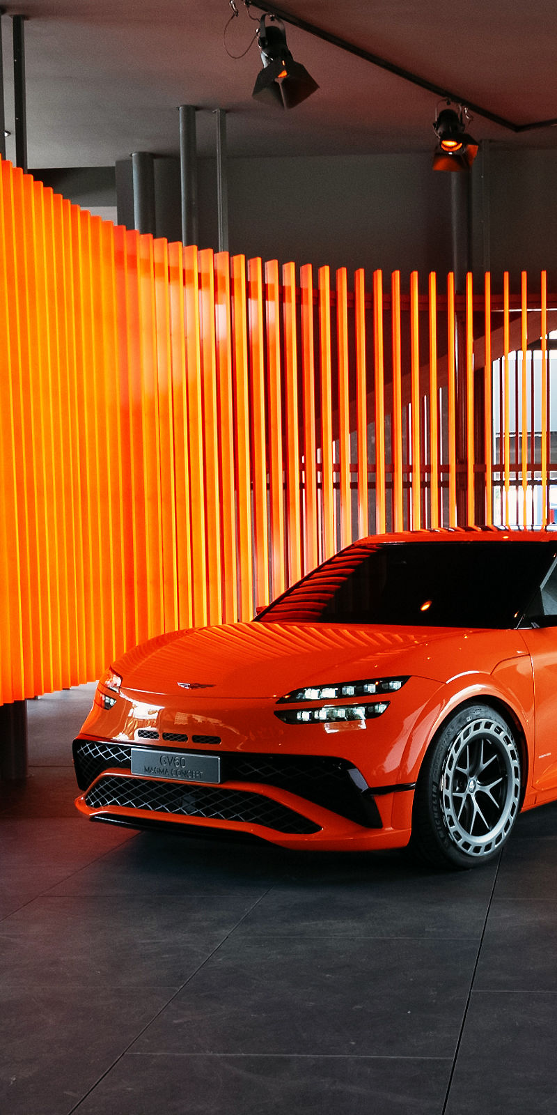 Genesis GV60 Magma presentation at the Goodwood Festival of Speed