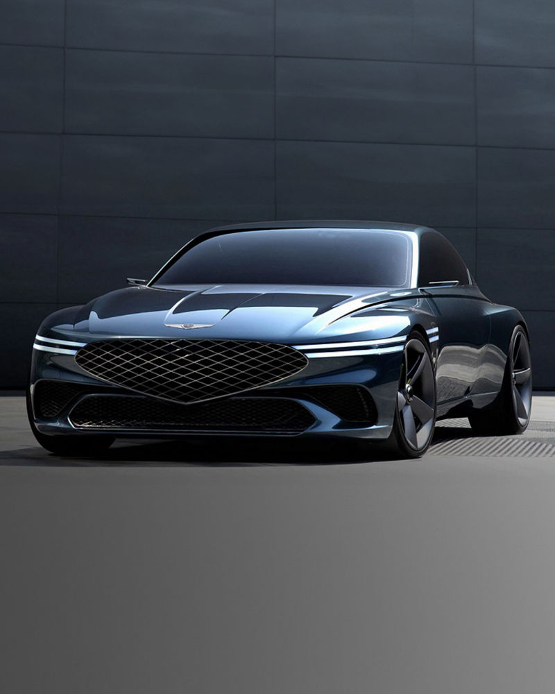 Genesis X Concept outside - front side view