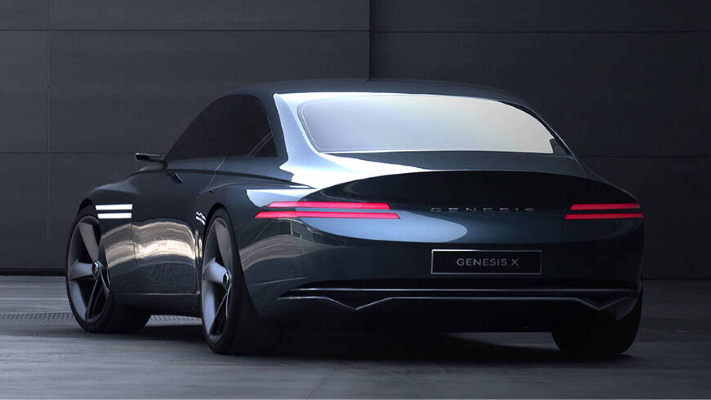 Genesis X Concept outside - side back view