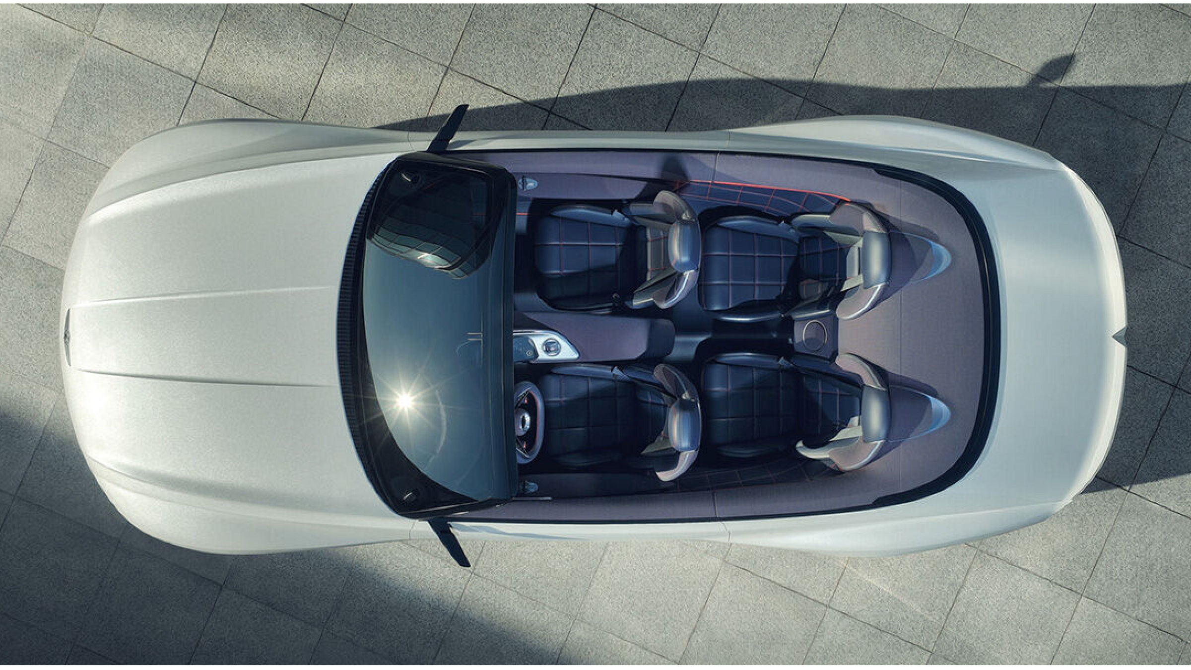 Genesis X Convertible in Weiß von oben