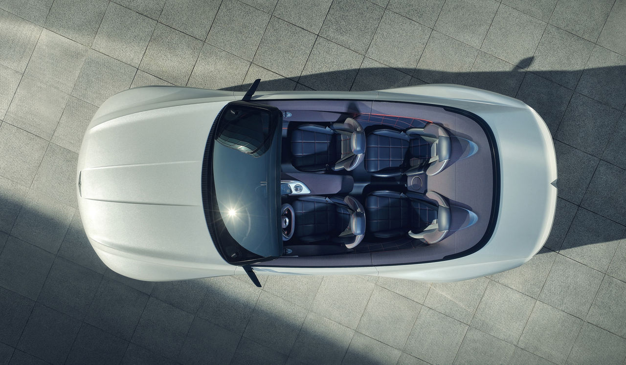 Genesis X Convertible in white from above