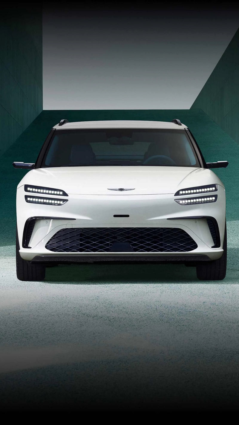 Genesis GV60 Electric Vehicle (EV) luxury crossover exterior key visual.