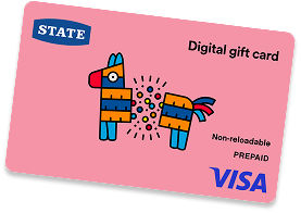 State logo digital visa card
