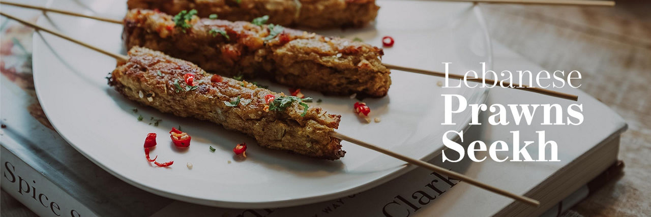 Lebanese 7 Spice Prawns Seekh