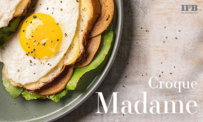 Croque Madame in Microwave